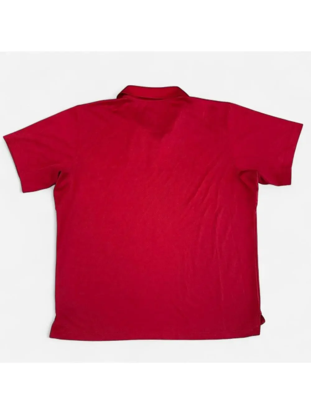 Columbia Sportswear red polo shirt